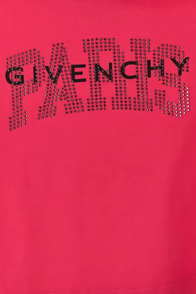 Shop Givenchy Women Logo T-shirt In Pink