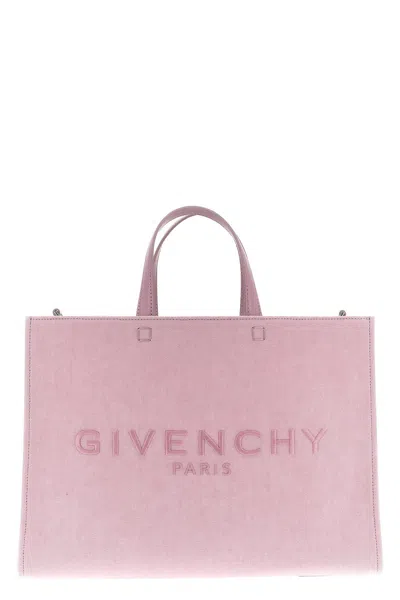 Shop Givenchy Women Medium 'g-tote' Shopping Bag In Pink
