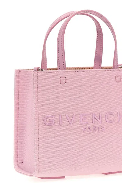 Shop Givenchy Women Mini 'g-tote' Shopping Bag In Pink