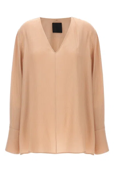 Shop Givenchy Women Pussy Bow Blouse In Cream