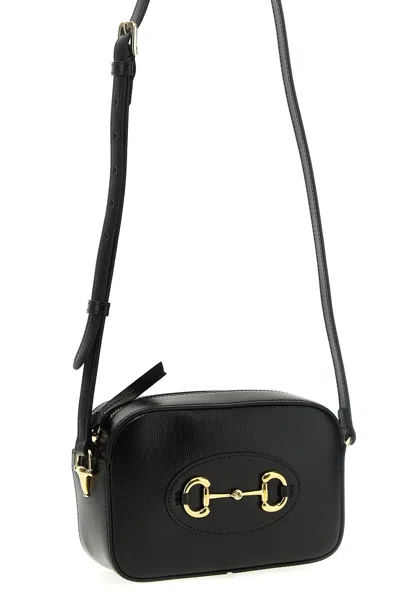 Shop Gucci Women ' Horsebit 1955' Small Crossbody Bag In Black