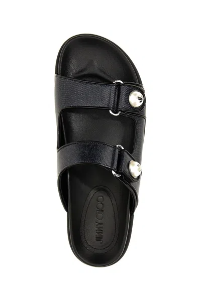 Shop Jimmy Choo Women 'fayence' Sandals In Black