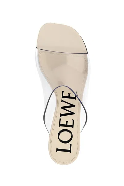 Shop Loewe Women 'toy' Slides In White