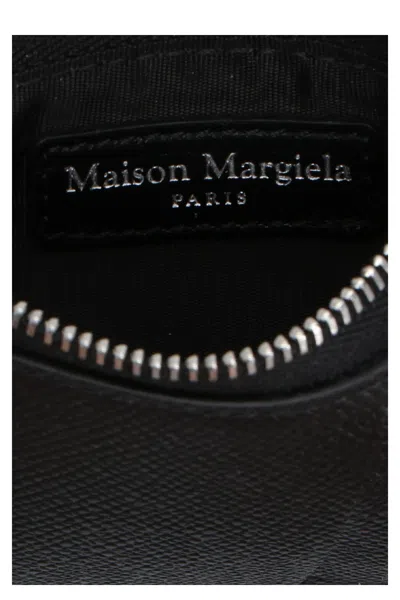 Shop Maison Margiela Men ‘stitching' Card Holder In Black