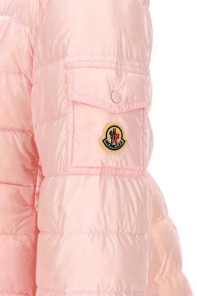 Shop Moncler Women 'amina' Down Jacket In Pink