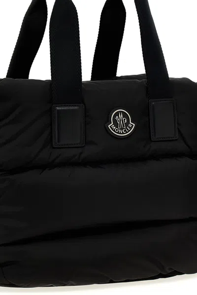 Shop Moncler Women 'caradoc' Shopping Bag In Black