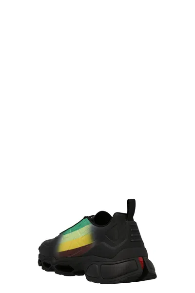 Shop Prada Men ' Pollution Cross' Sneakers In Multicolor