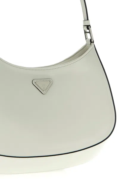 Shop Prada Women 'cleo' Shoulder Bag In White