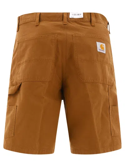 Shop Carhartt Wip "double Knee" Shorts
