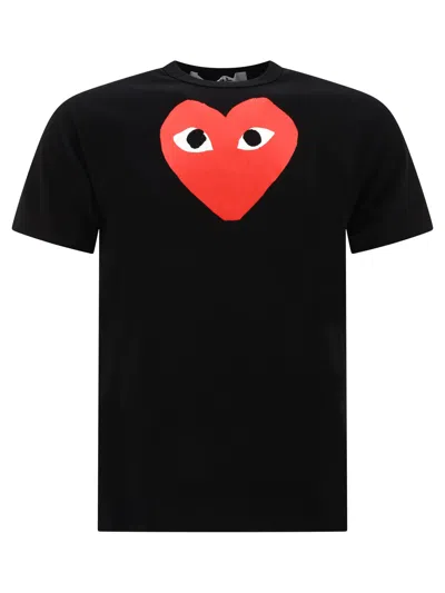Shop Comme Des Garçons Play "mega Heart" T Shirt