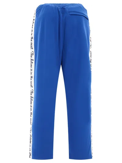 Shop Human Made Track Trousers With Logo Bands