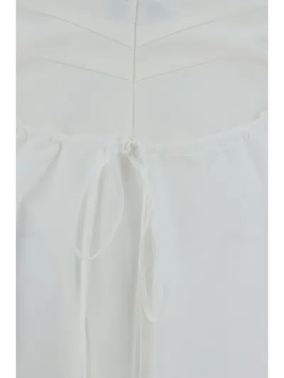 Shop Alaïa Dresses In Blanc