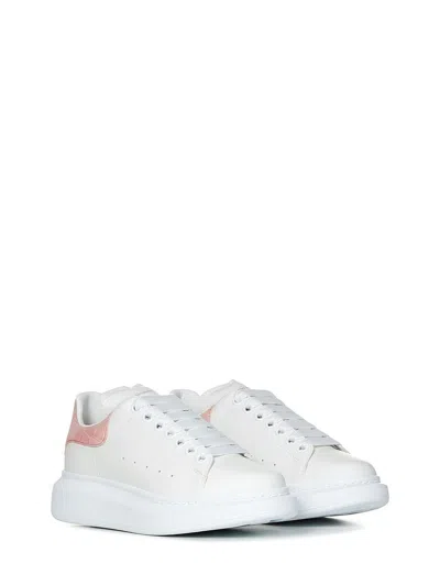 Shop Alexander Mcqueen 'oversize' Sneakers In White/clay