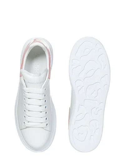 Shop Alexander Mcqueen 'oversize' Sneakers In White/clay