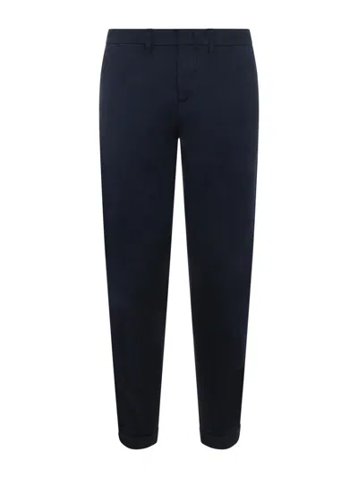 Shop Fay Trousers In Blue