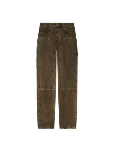 Shop Givenchy Pants In Brown