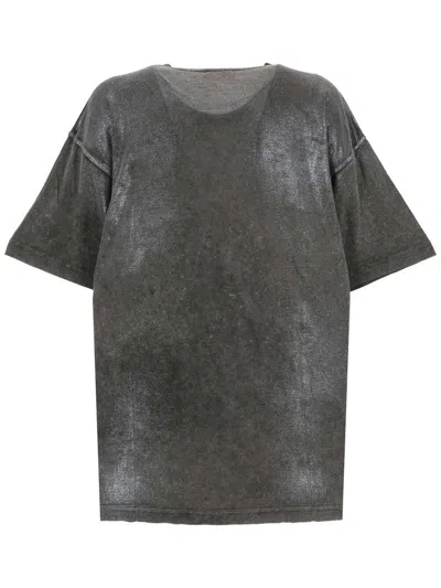 Shop Diesel T-shirts And Polos In Washed Grey