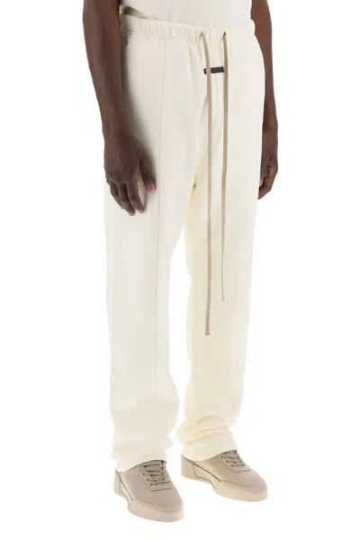 Shop Fear Of God "brushed Cotton Joggers Forum In Bianco