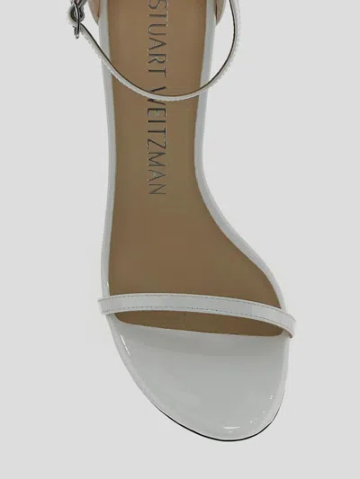 Shop Stuart Weitzman Sandals In White