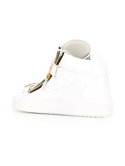 Shop Giuseppe Zanotti 'coby' Mid-top Sneakers