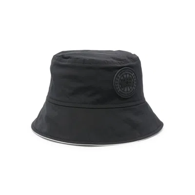 Shop Canada Goose Caps In Black/neutrals