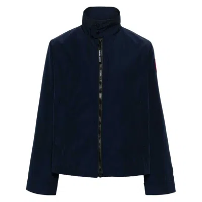 Shop Canada Goose Outerwears In Blue