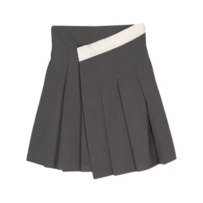 Shop Low Classic Skirts In Grey