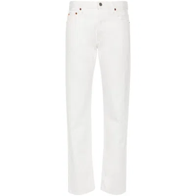 Shop Sporty And Rich Sporty & Rich Jeans In Neutrals