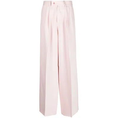 Shop Amiri Pants In Pink