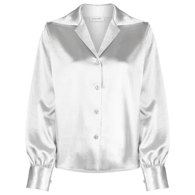 Shop Anine Bing Shirts In Silver