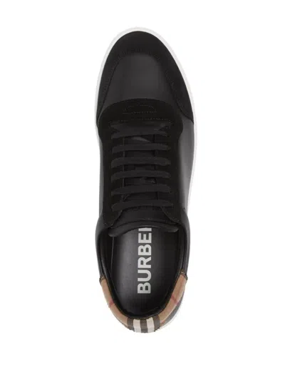 Shop Burberry Trainers Shoes In Black