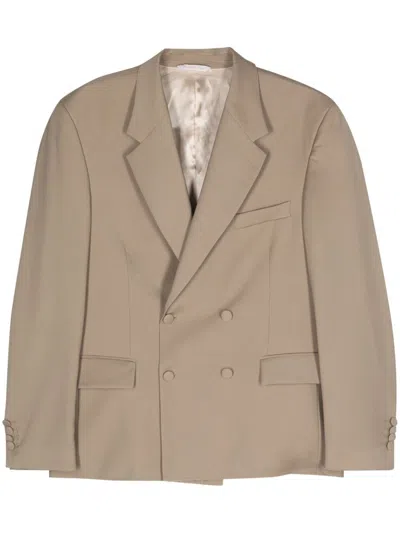 Shop Paura Cassel Doublebreasted Jacket Clothing In 730 Light Sand