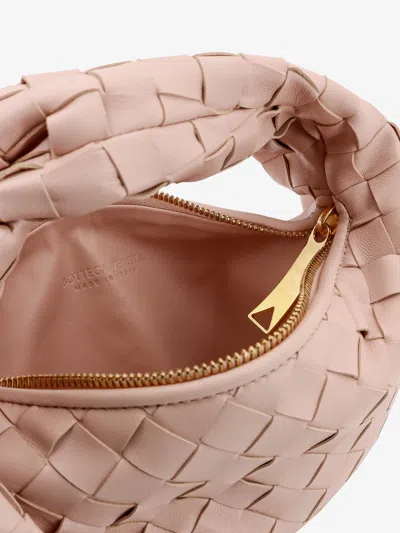 Shop Bottega Veneta Woman Jodie Woman Pink Handbags