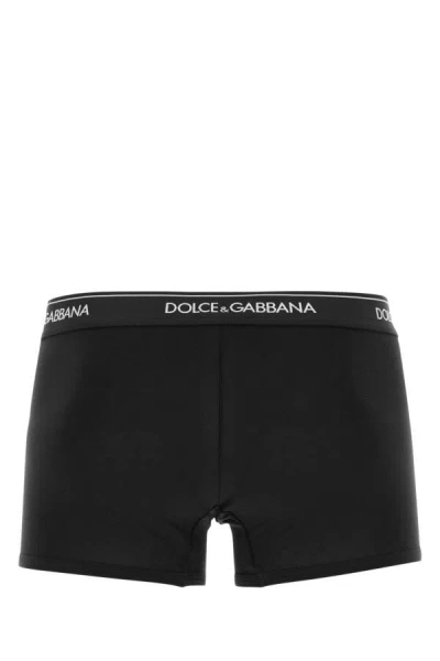 Shop Dolce & Gabbana Man Regular Boxer 2-pack In Multicolor