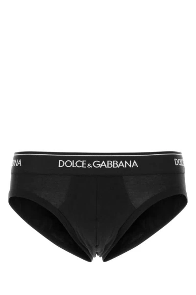 Shop Dolce & Gabbana Man Slip Medio 2-pack In Multicolor