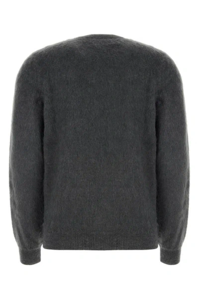 Fendi Embroidered Wool Blend Sweater In Multicolor