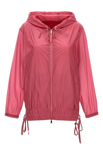 Shop Moncler Women 'pointu' Jacket In Pink
