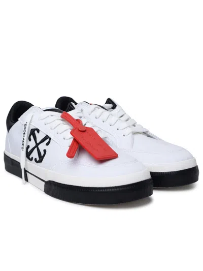 Shop Off-white 'new Vulcanized' Black Fabric Sneakers Man