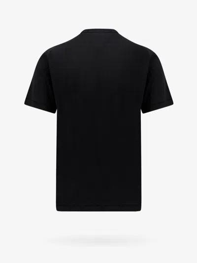 Shop Stone Island Man T-shirt Man Black T-shirts