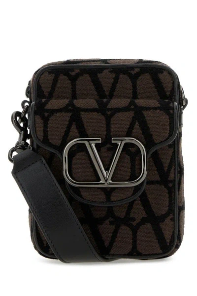 Shop Valentino Garavani Man Toile Iconographe Mini Locã² Crossbody Bag In Multicolor