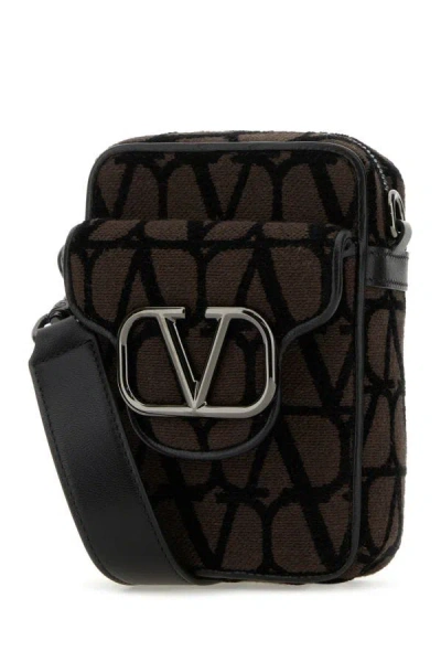 Shop Valentino Garavani Man Toile Iconographe Mini Locã² Crossbody Bag In Multicolor