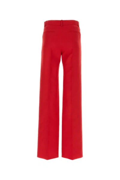 Shop Valentino Garavani Woman Red Wool Blend Pant