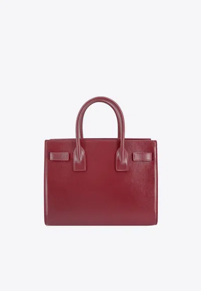 Shop Saint Laurent Baby Sac De Jour Top Handle Bag In Red