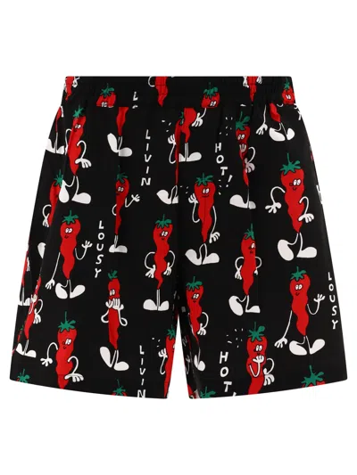 Shop Junya Watanabe Man " X Lousy Livin" Printed Shorts