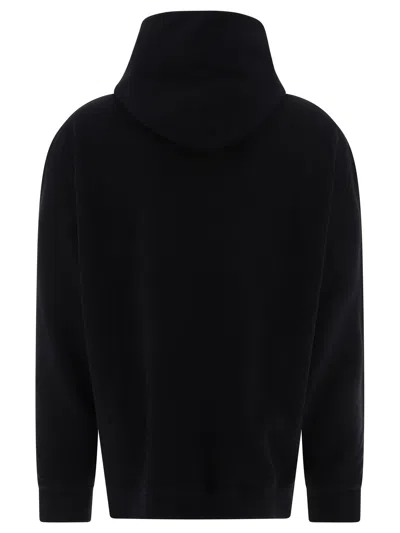 Shop Maison Margiela Hoodie With Reversed Embroidered Logo