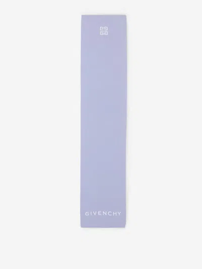 Shop Givenchy Wool And Cashmere Scarf In Blue