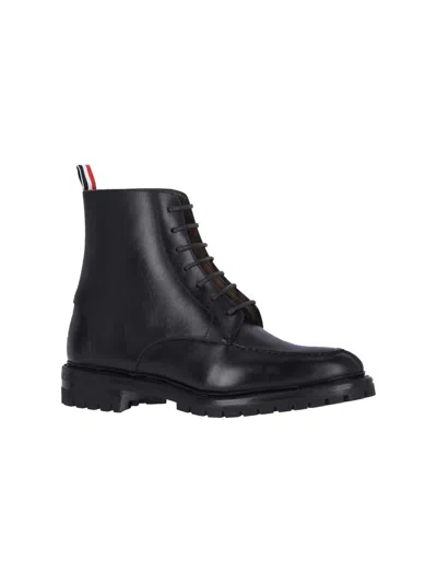 Shop Thom Browne Boots In Black