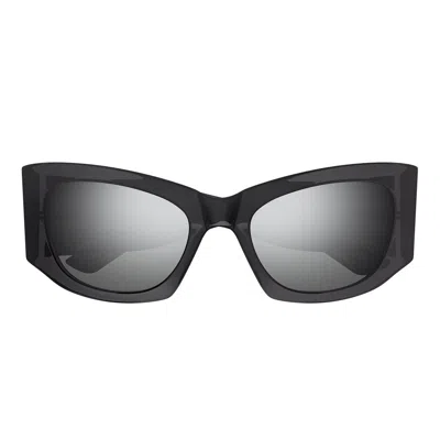 Balenciaga Cat-eye Frame Sunglasses In Gray