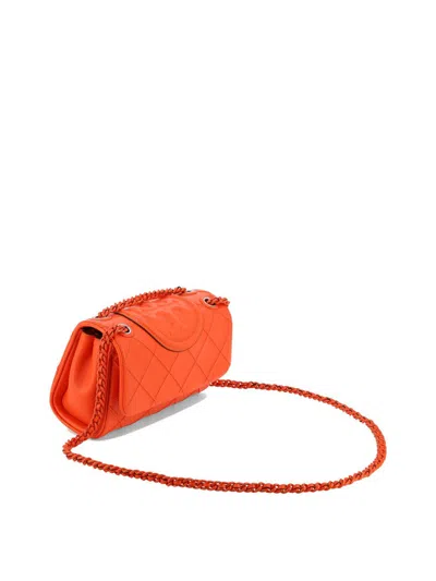 Shop Tory Burch "fleming Soft Small Convertible" Shoulder Bag In Red