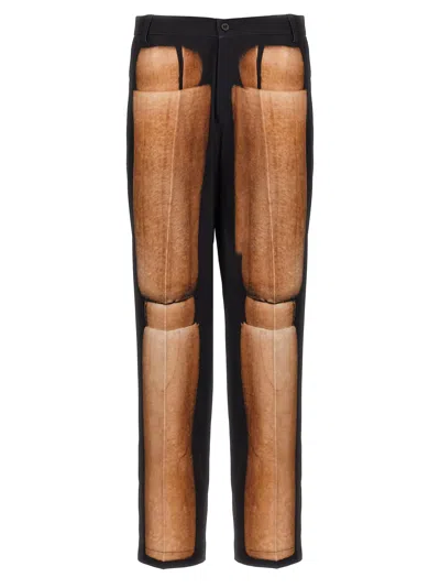 Shop Kidsuper Mannequin Suit Bottom Pants In Black